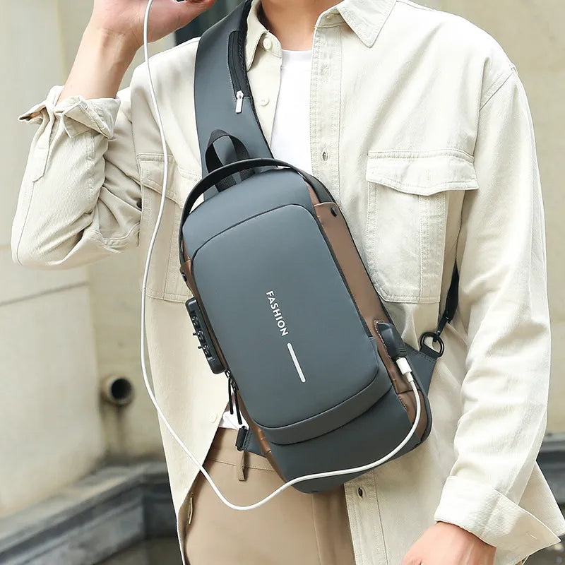 Anti-theft Multifunctional Crossbody Waterproof Shoulder Backpack -