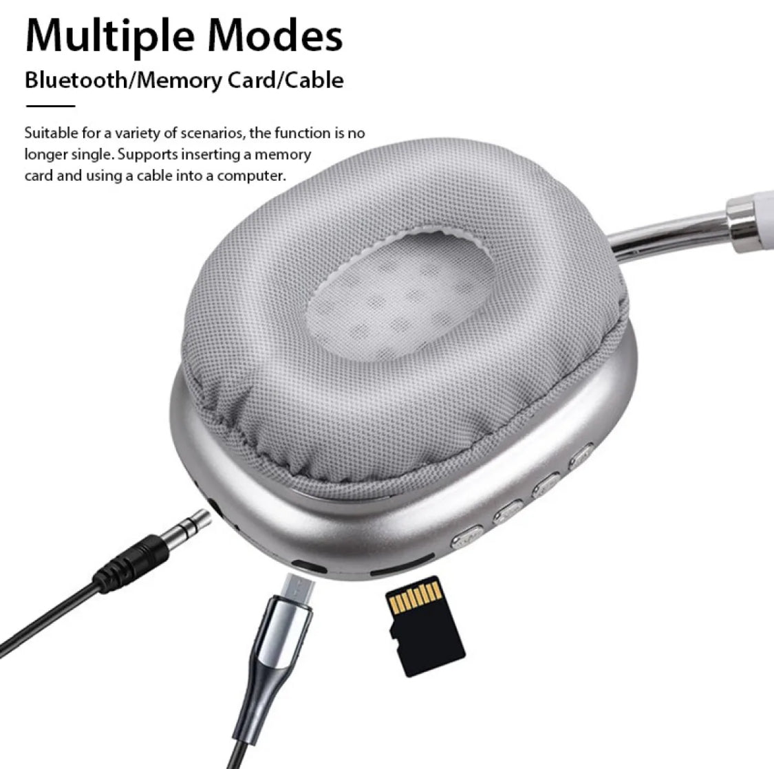P9 Wireless Bluetooth Headphones - Portabel High Deficiency Audio Supported Headsets