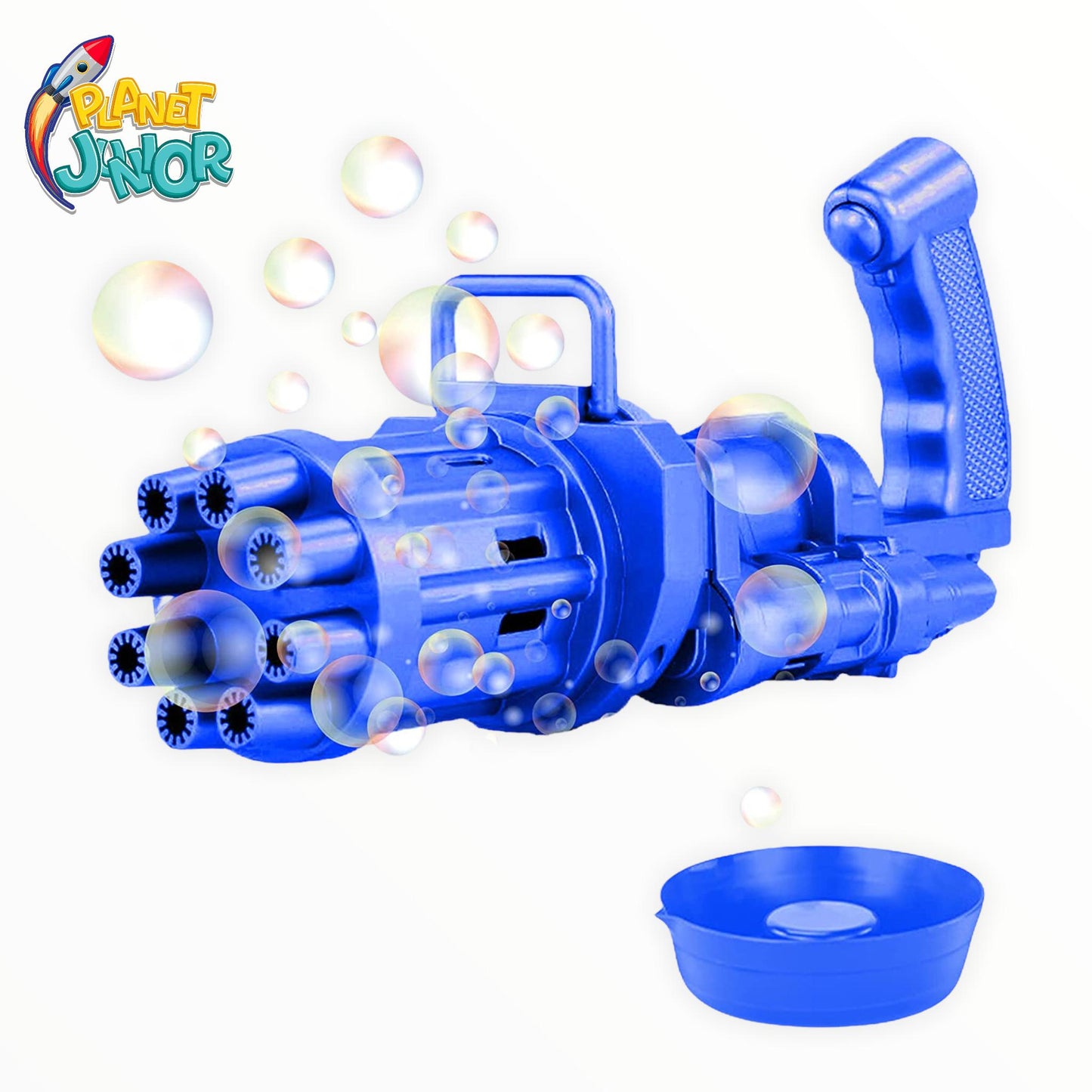 8-Hole Automatic Bubble Motor Gun for Kids