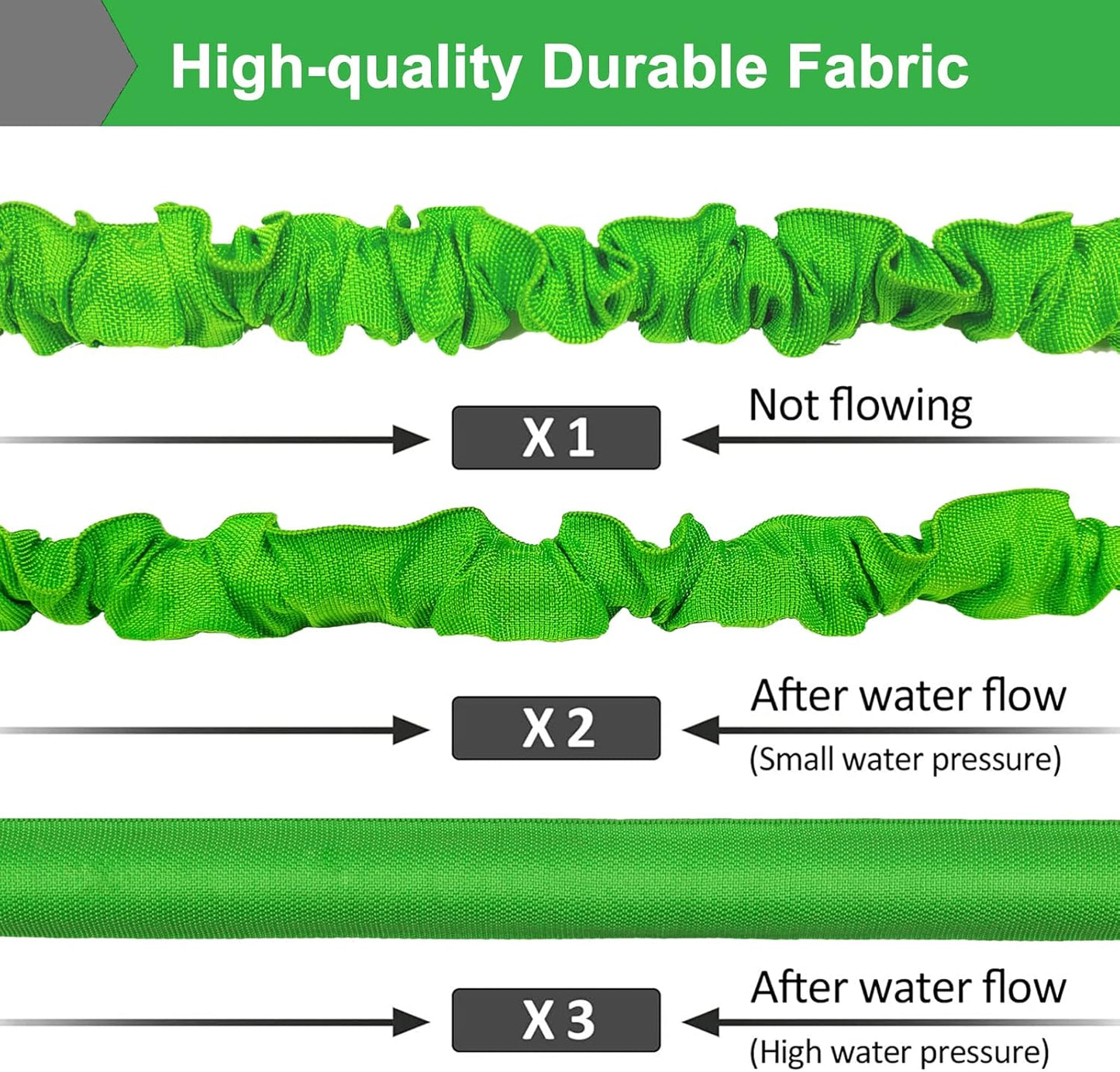 Magic Hose Pipe 50 Feet Expandable Pipe (BRANDED)