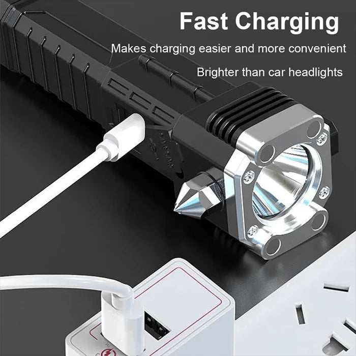 Multifunctional Hammer Torch With Cutter & Power Bank