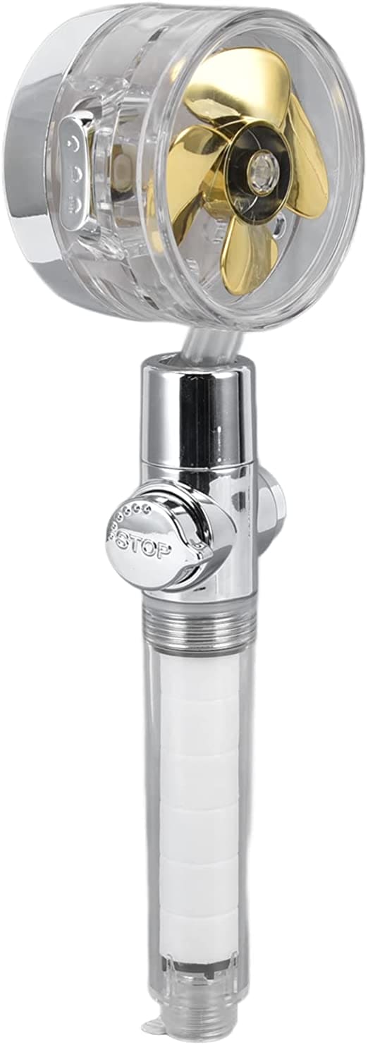 Adjustable 360 Degree Shower Head With Fan - Next Level Shower Head