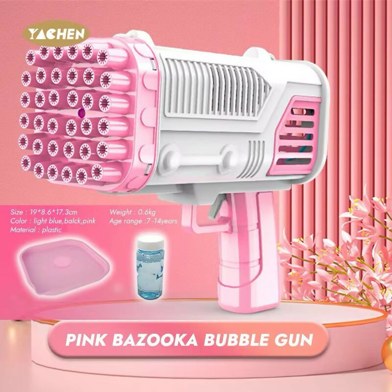 36 Holes Bazooka Bubble Blaster for Kids & Toddlers