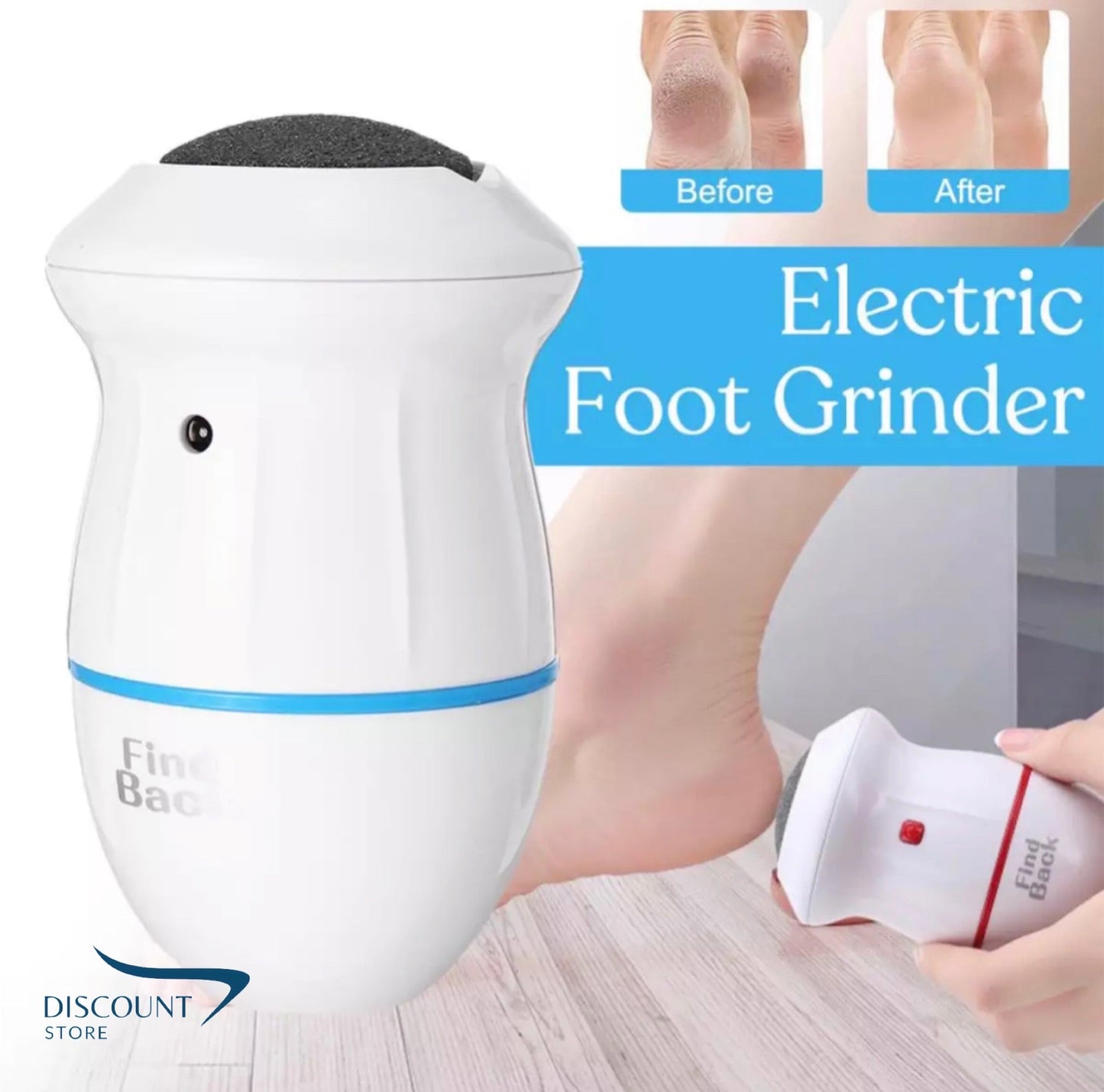Portable Electric Pedicure Feet Callus Remover - Professional Foot Grinder