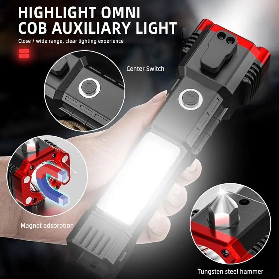 Multifunctional Hammer Torch With Cutter & Power Bank