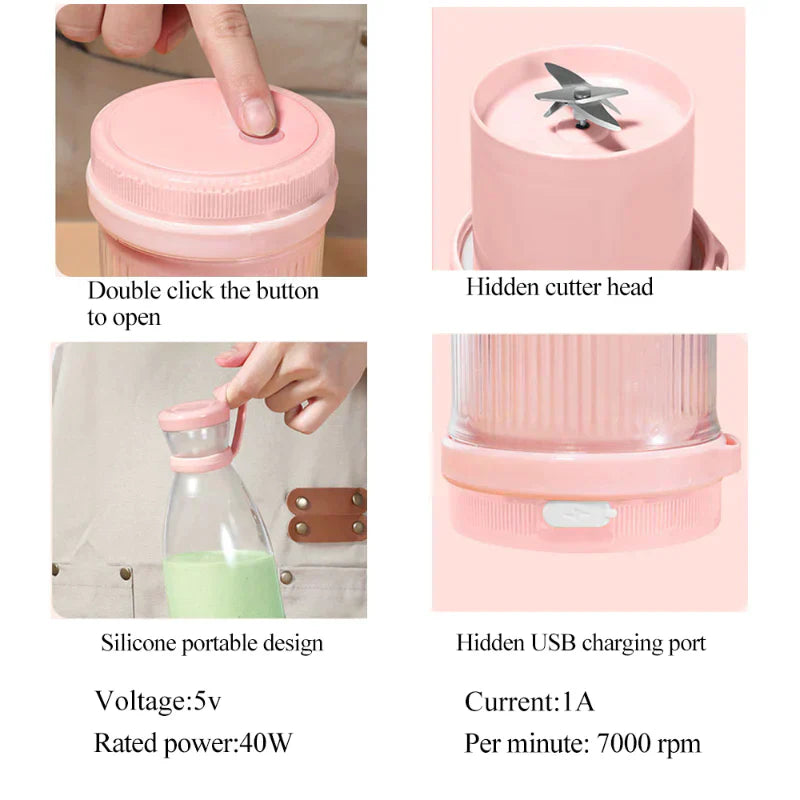 PORTABLE JUICER BLENDER BOTTLE