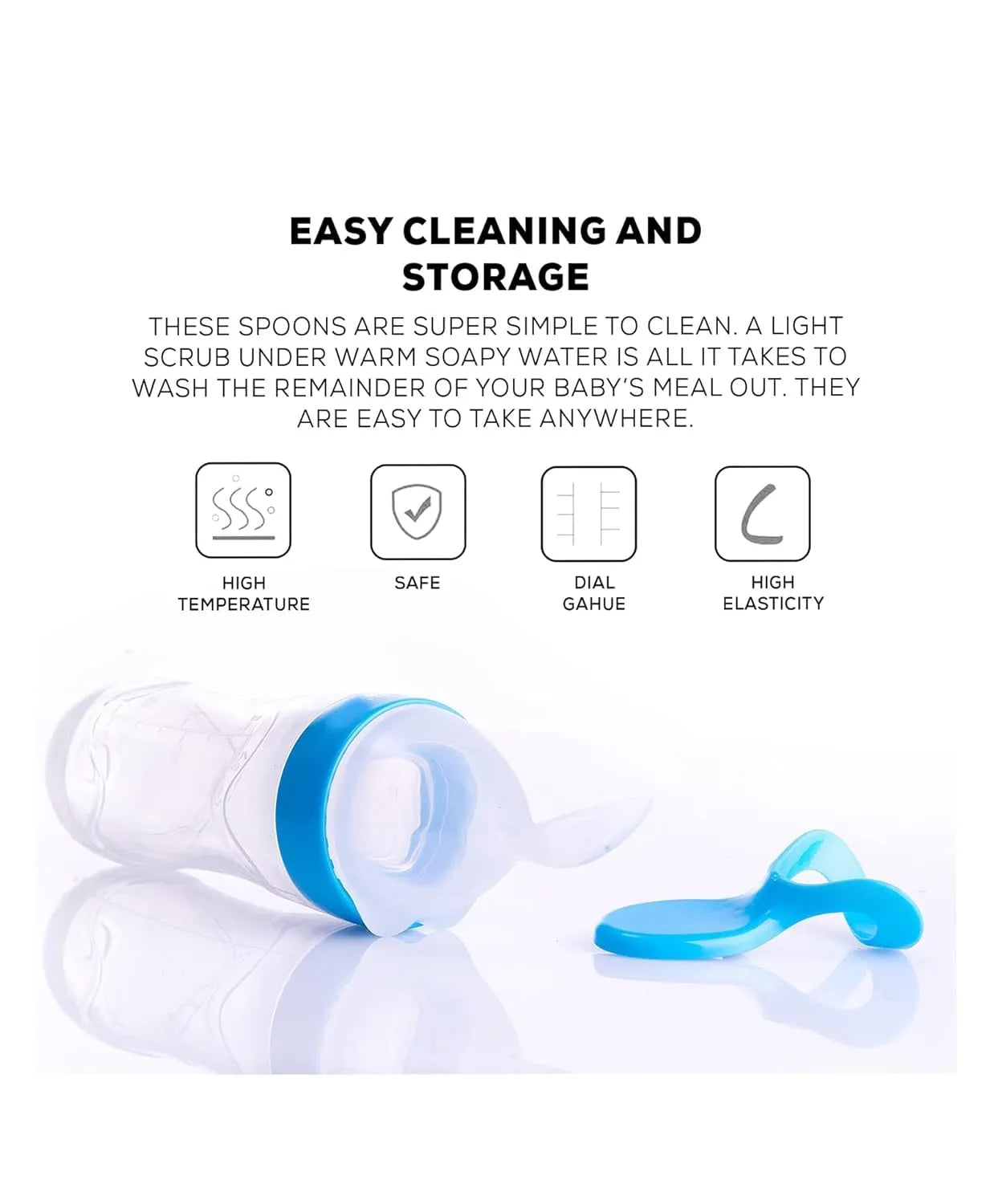 Set of 3 baby feederS spoon bottle
