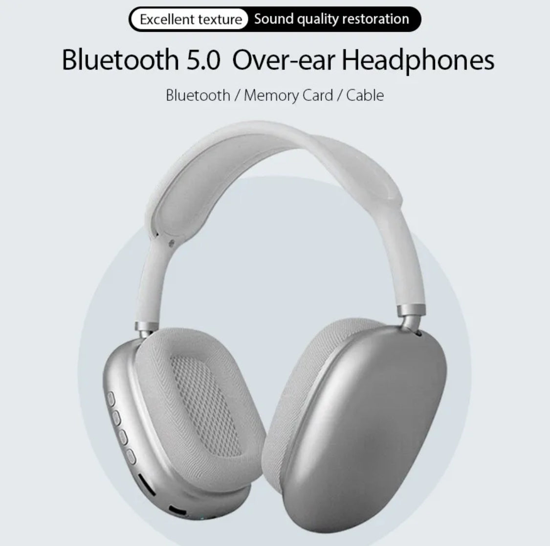 P9 Wireless Bluetooth Headphones - Portabel High Deficiency Audio Supported Headsets