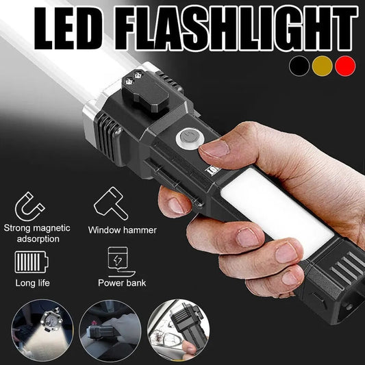 Multifunctional Hammer Torch With Cutter & Power Bank