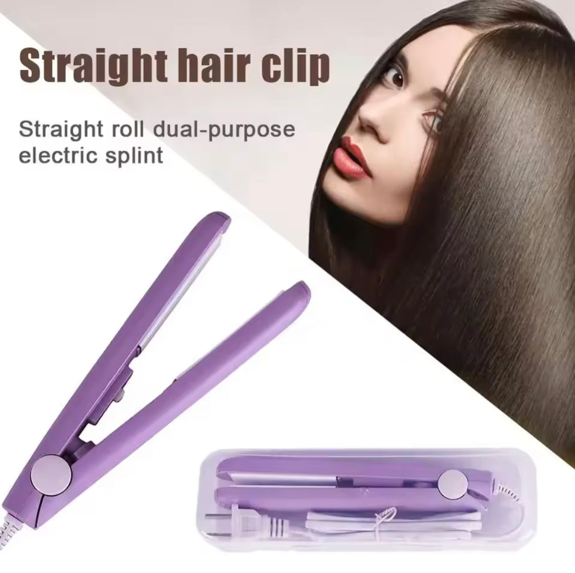 Portable Electric Hair Straightener-Portable Hair Curling Iron Machine