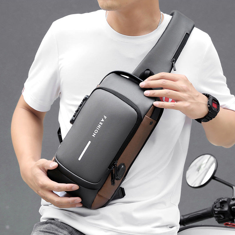 Anti-theft Multifunctional Crossbody Waterproof Shoulder Backpack -