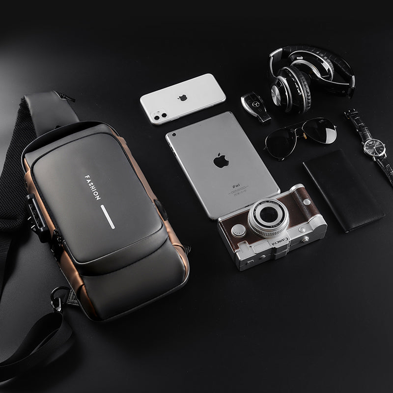 Anti-theft Multifunctional Crossbody Waterproof Shoulder Backpack -