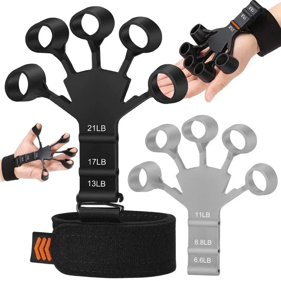 Set of 2 Silicone Finger Stretcher Gripster Grip-Hands & Arms Training Gripster