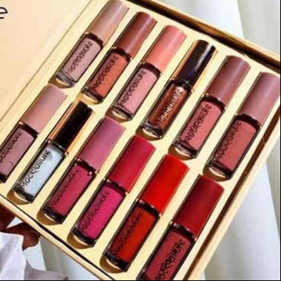 12 in 1 MocMallure Lip Gloss Long-Lasting Set