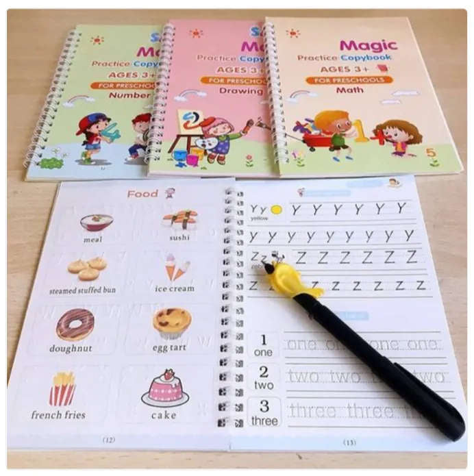 Sank Magic Practice Set Of 4 Books With Pen & Refills