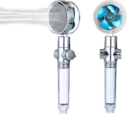 Adjustable 360 Degree Shower Head With Fan - Next Level Shower Head