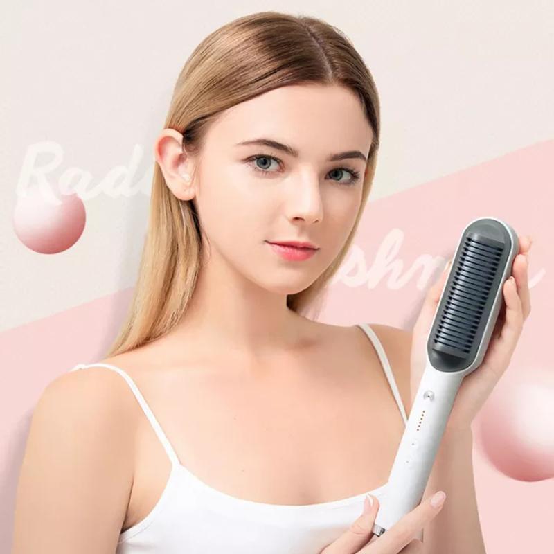 Portbale 2-in-1 Professional Hair Straightener Comb