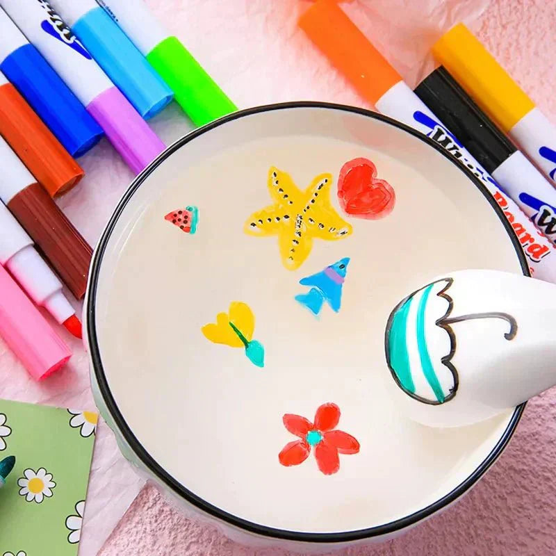 Magical Water Painting Markers Set With Spoon