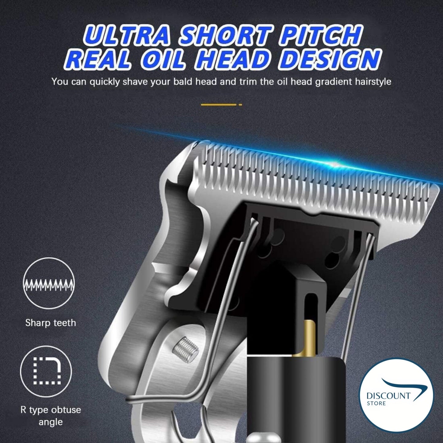 Portable Metal Cordless T9 Hair Trimmer Machine