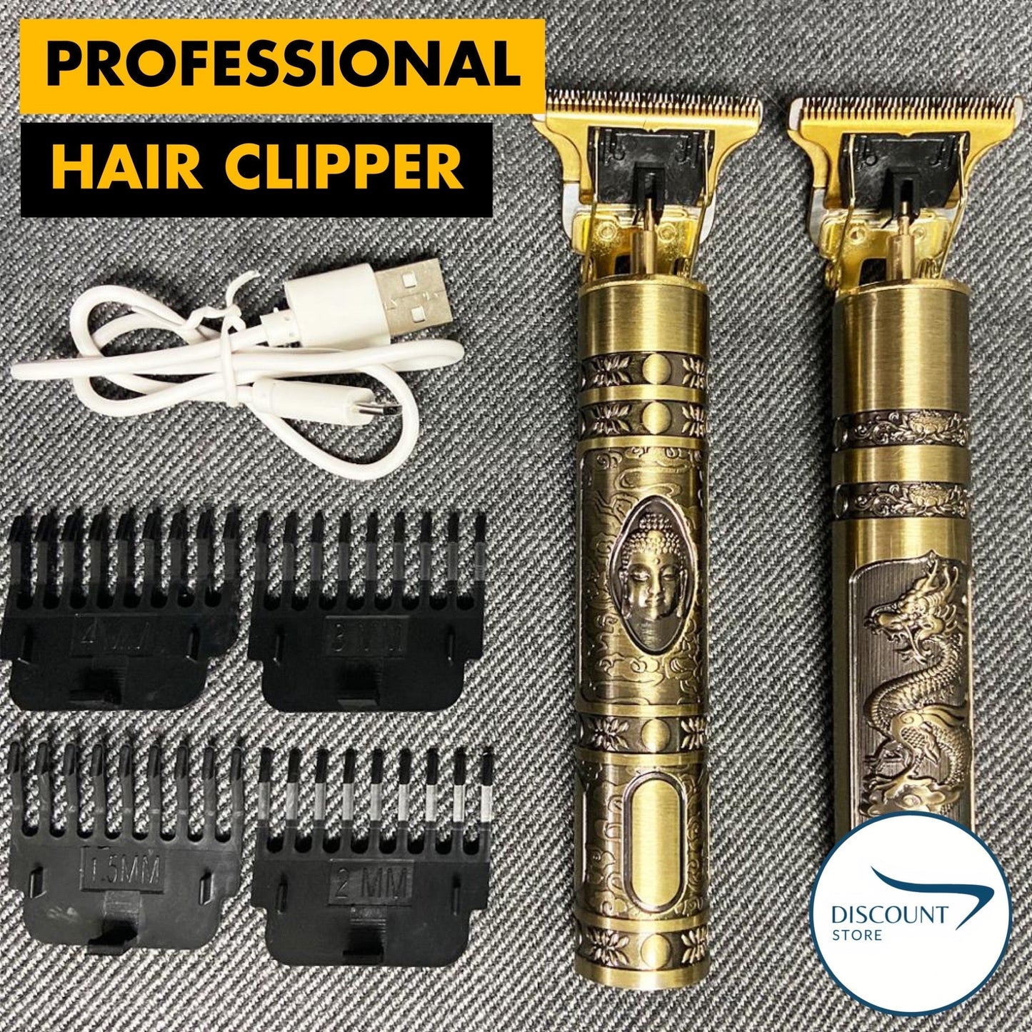 Portable Metal Cordless T9 Hair Trimmer Machine