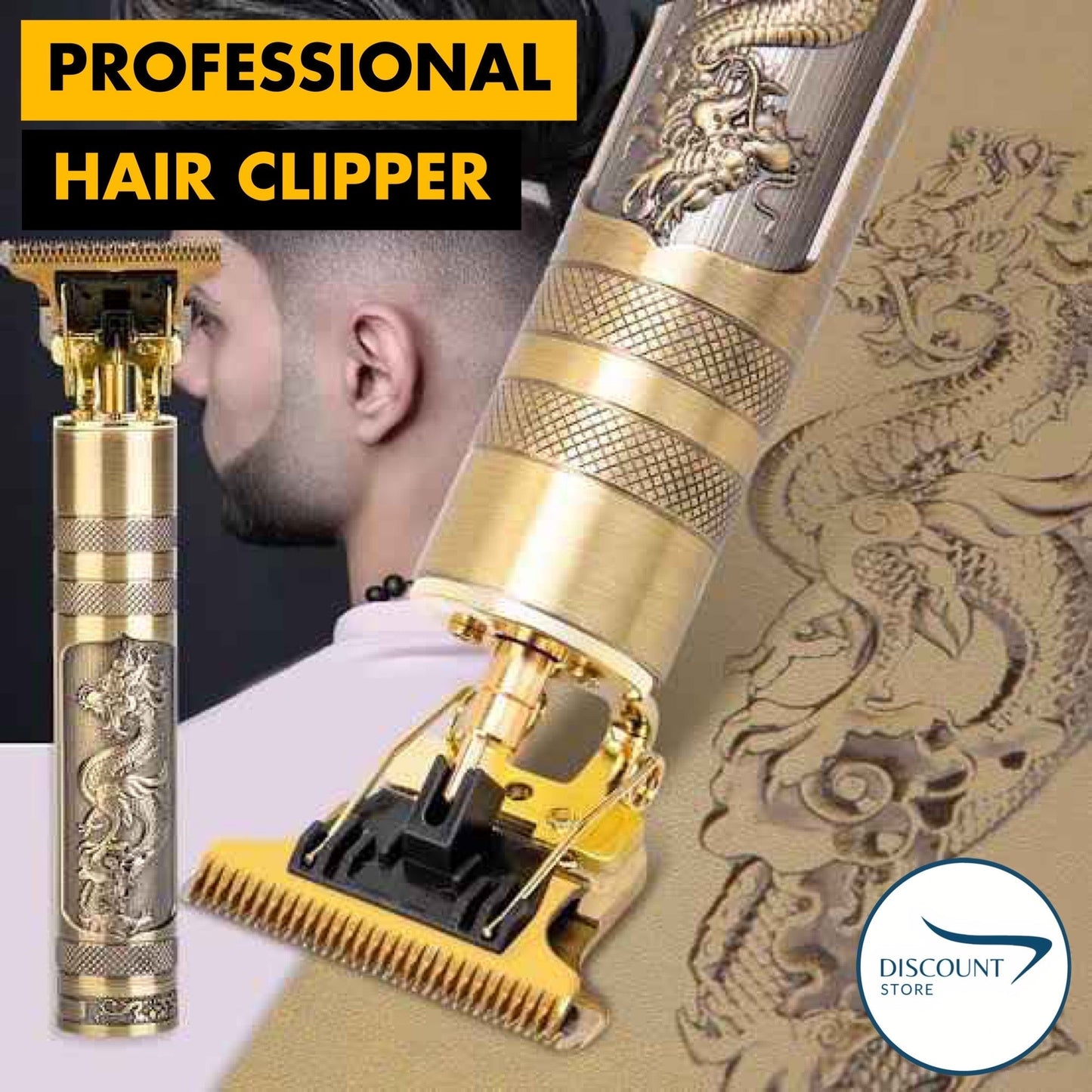 Portable Metal Cordless T9 Hair Trimmer Machine
