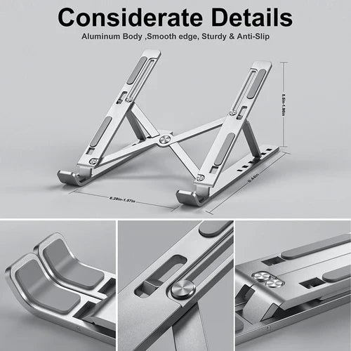 Foldable Adjustable Aluminum Laptop Stand