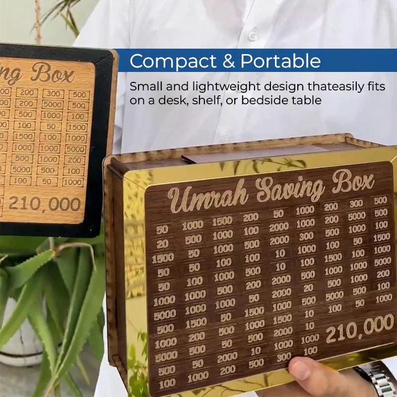 Umrah Saving Box "Start Journey to Makkah Starts Here"